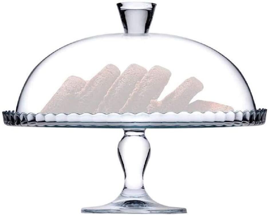 Etagere mit Glocke  32 cm Tortenständer