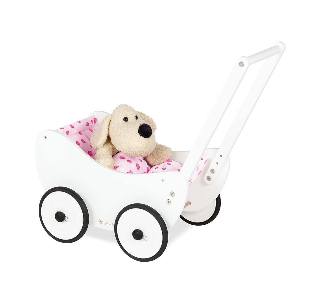 Trixi Puppenwagen inkl. Bettzeug – Lauflernhilfe aus Holz | 04035769053062