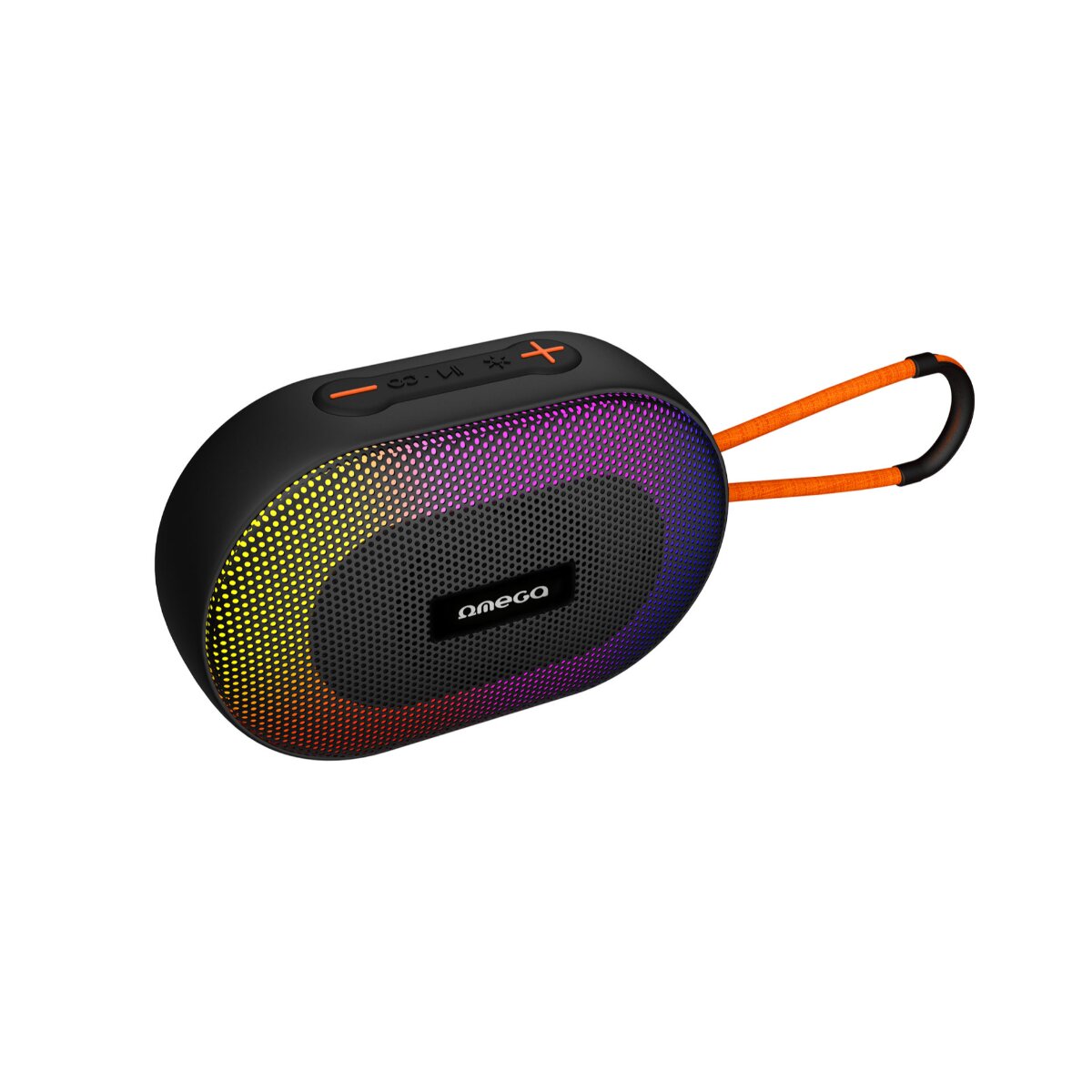 OMEGA LAUTSPRECHER BLUETOOTH V5.1 5W RMS RGB Elipse-Gurt - Bild 1