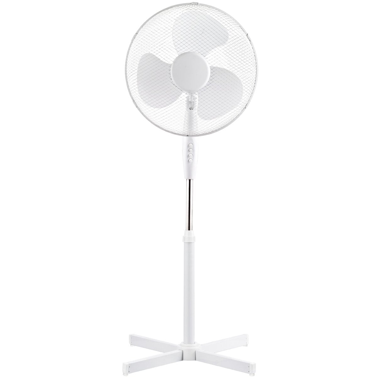 Platinet Standventilator 16 Zoll h&ouml;henverstellbar 40W leise 3 Stufen - Bild 1