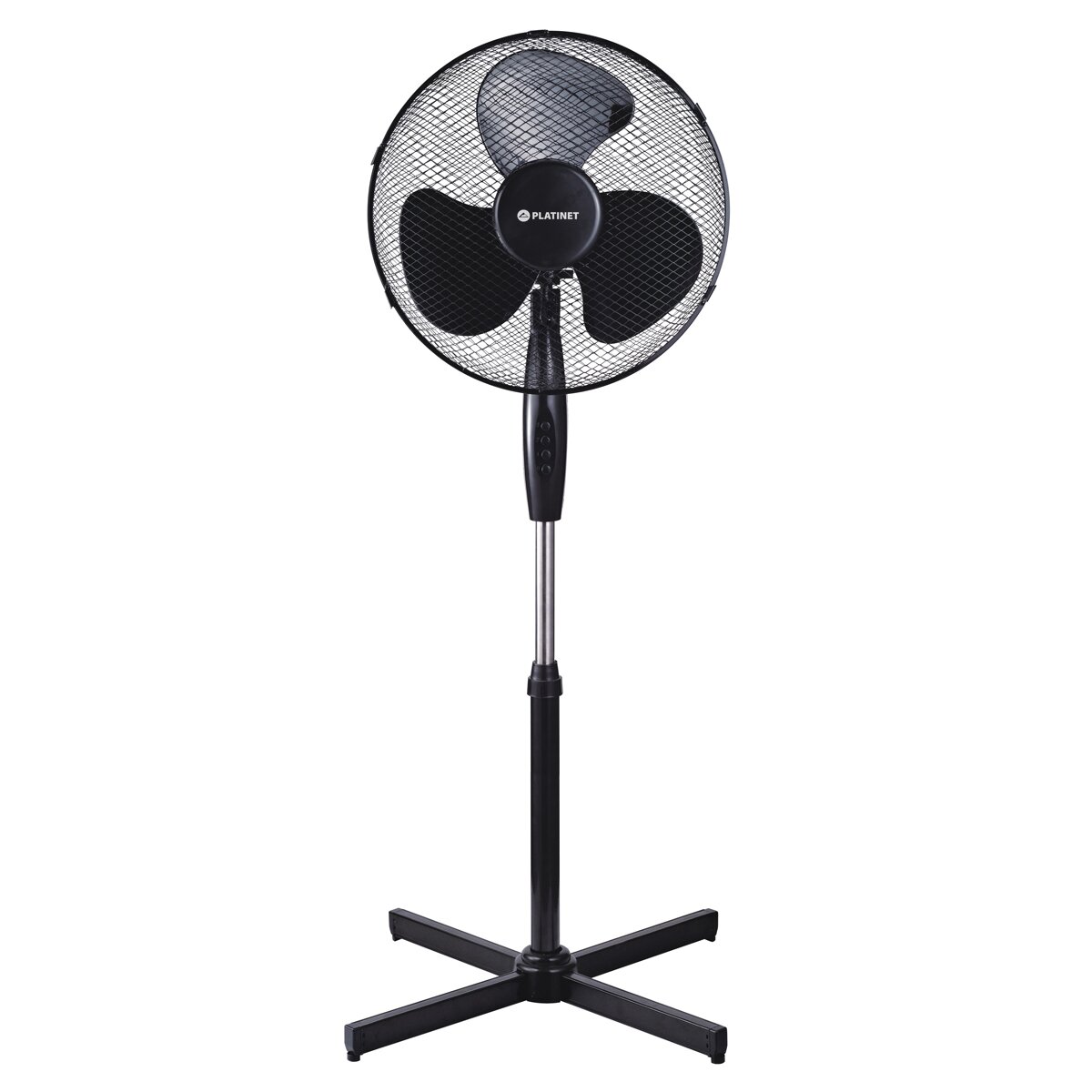 Platinet Standventilator 16 Zoll h&ouml;henverstellbar 40W leise 3 Stufen - Bild 1