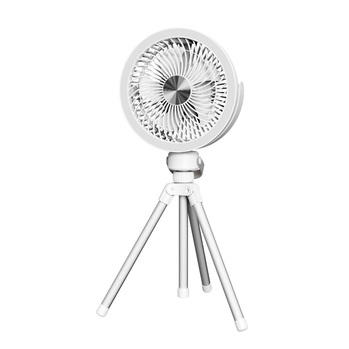 Akku Tischventilator 2400 mAh LED Stativ
