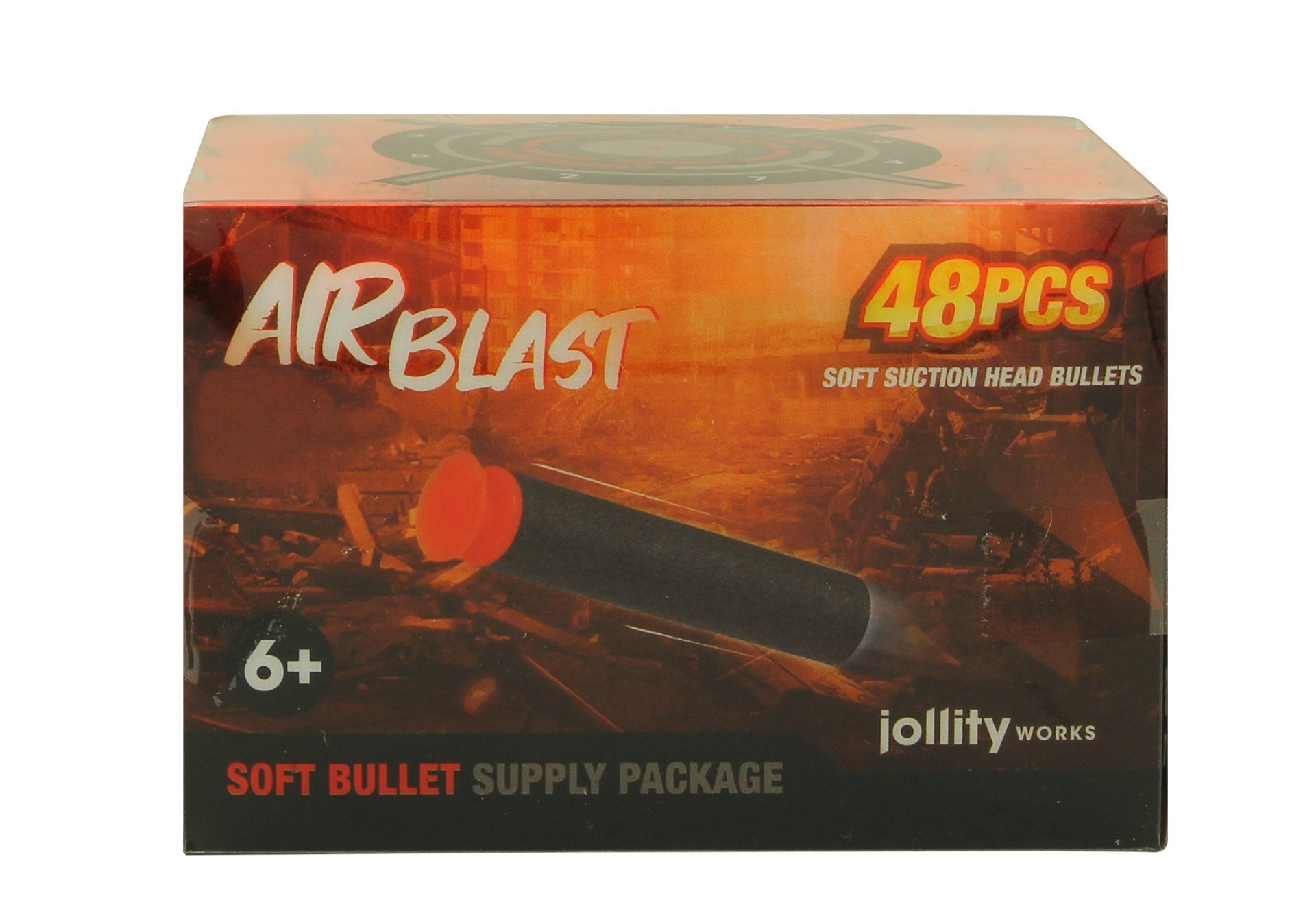Airblast Softbullet Nachf&uuml;llbox 48 St&uuml;ck mit Saugnapf - Bild 1