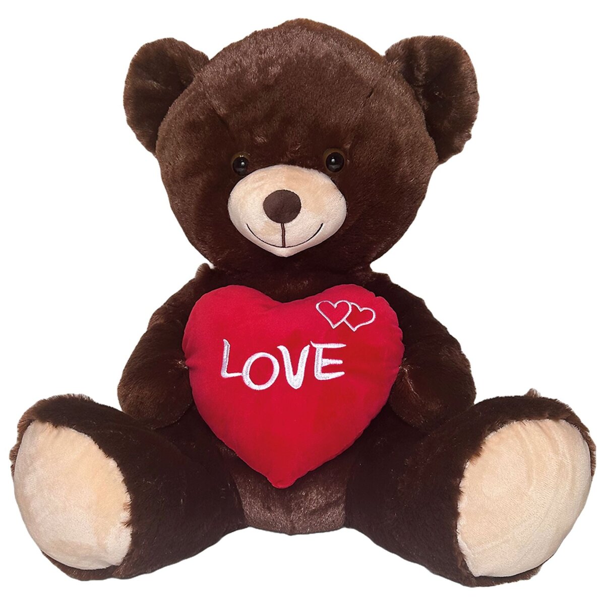 Teddyb&auml;r Kuscheltier mit Herz 50 cm Pl&uuml;schtier Geschenk Liebe Valentinstag - Bild 1