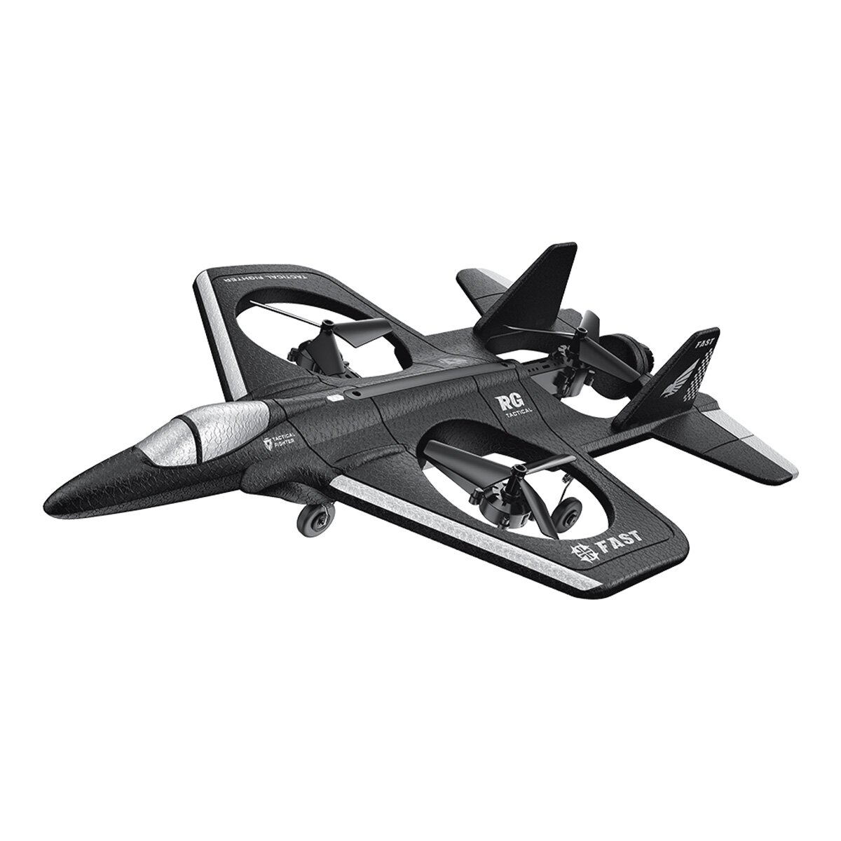 Jollity Works RC Jet-Quadcopter &ndash; 2.4 GHz Steuerung, Ersatzpropeller - Bild 1