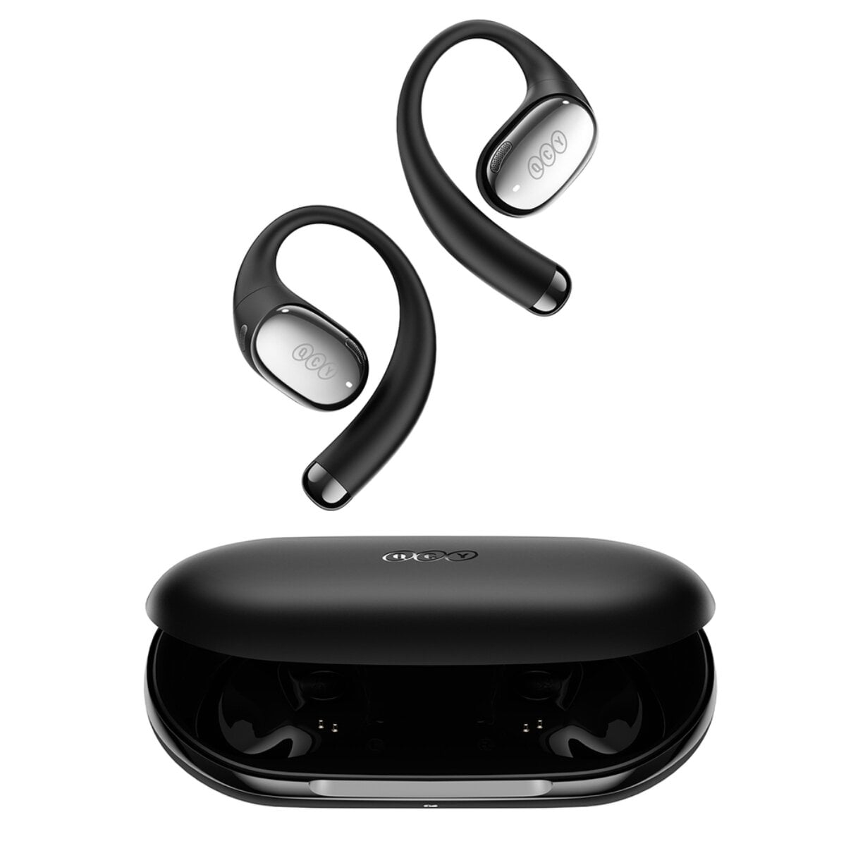 QCY Crossky R70 OWS Bluetooth Ohrh&ouml;rer mit Ohrhaken LDAC IPX5 schwarz - Bild 1