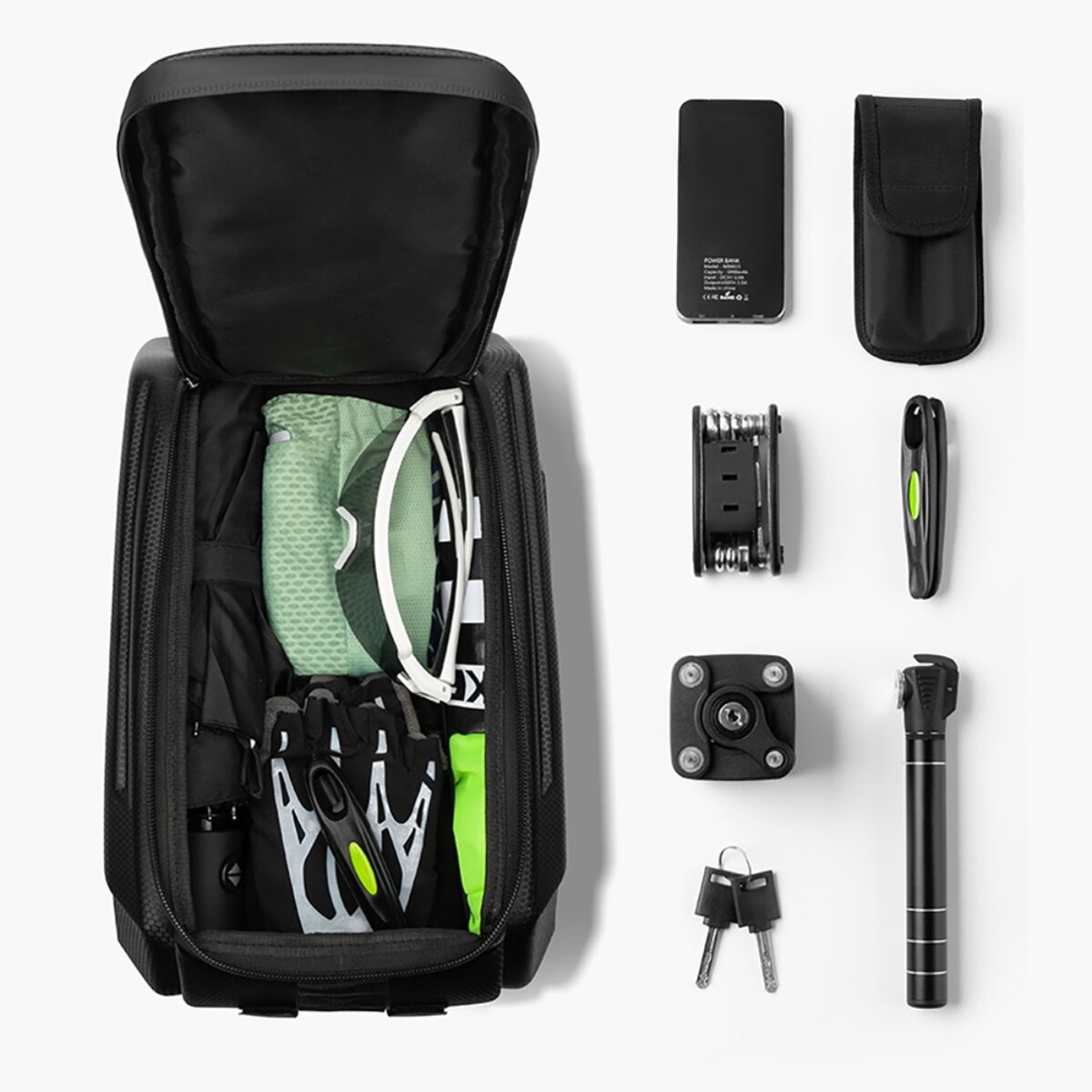 Wozinsky WSR-01B Fahrradtasche Gepcktrger 9 L wasserdicht Schwarz online  kaufen bei Netto
