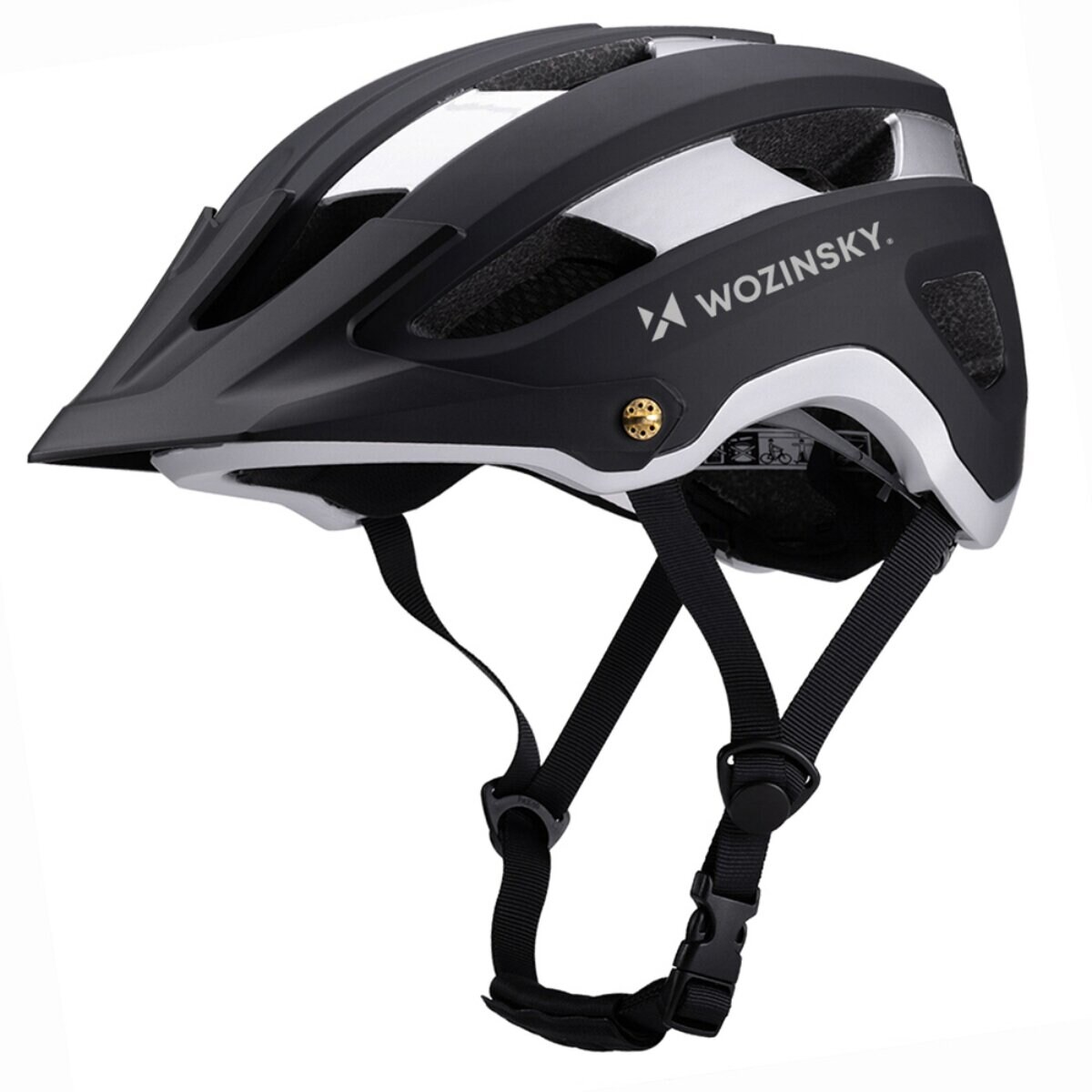 Wozinsky MTB Fahrradhelm Größe L 57–62 cm leicht mit Belüftung