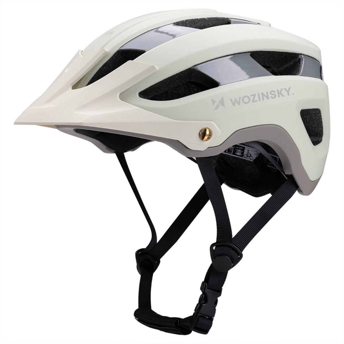 Wozinsky MTB Fahrradhelm Größe L 57–62 cm leicht mit Belüftung