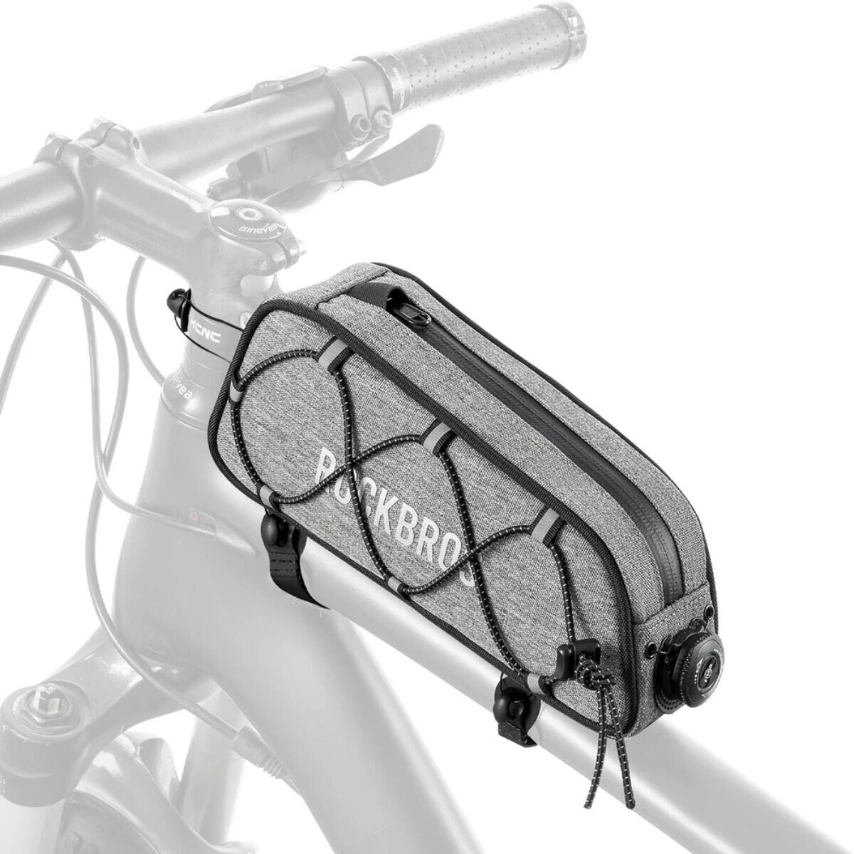 Rockbros ROAD TO SKY Fahrradtasche Oberrohr wasserdicht 0,7L Grau