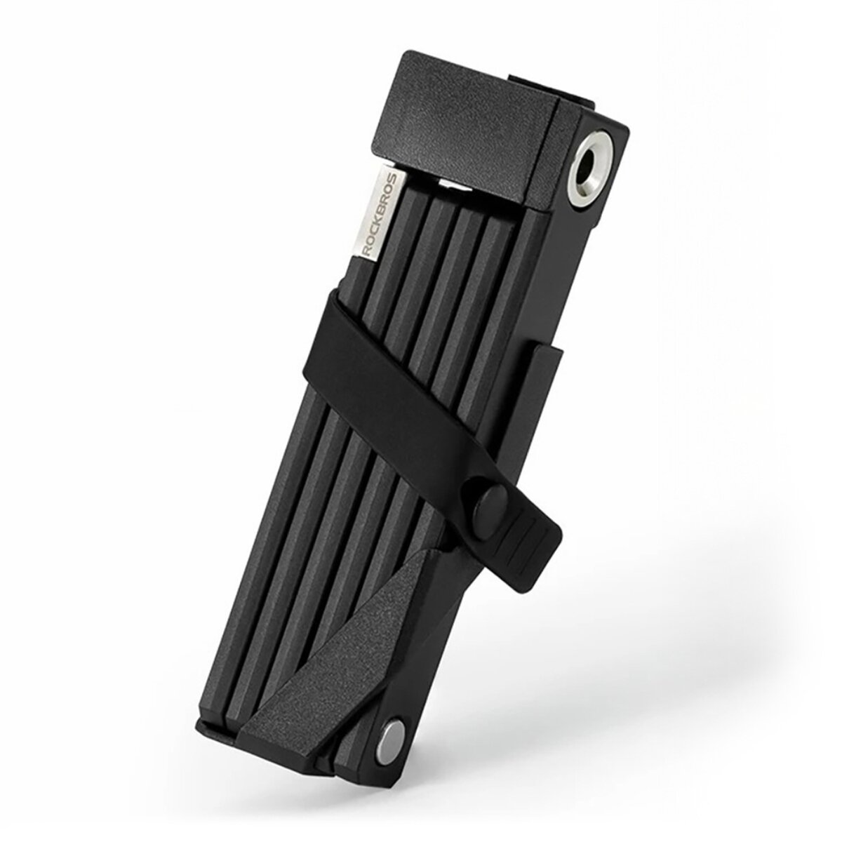 Rockbros 32140003001 Faltbares Fahrradschloss 88 cm mit Schl&uuml;ssel - Bild 1