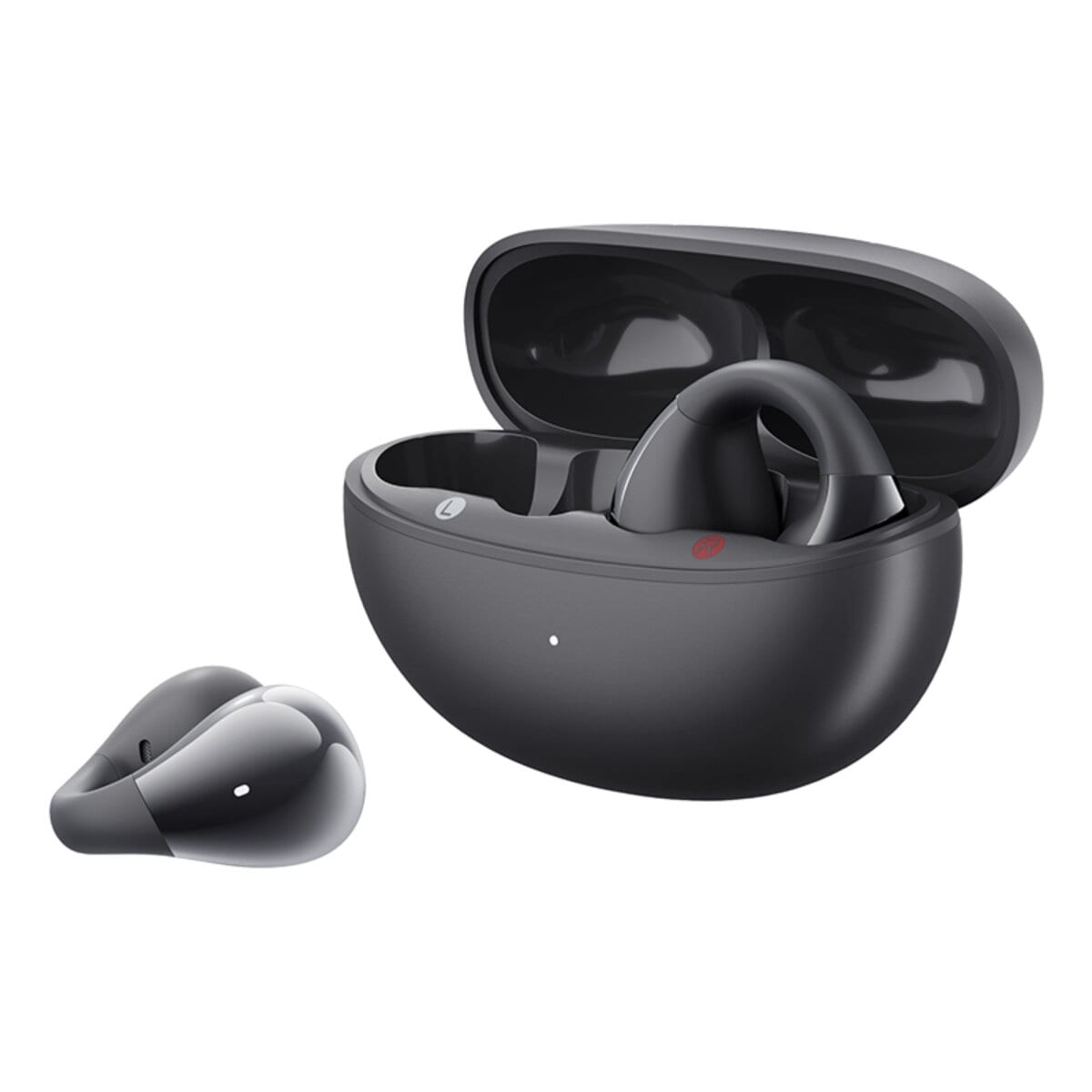 OWS QCY Crossky C30 Ohrh&ouml;rer mit Clip, IPX4, Bluetooth 5.4 &ndash; Schwarz - Bild 1