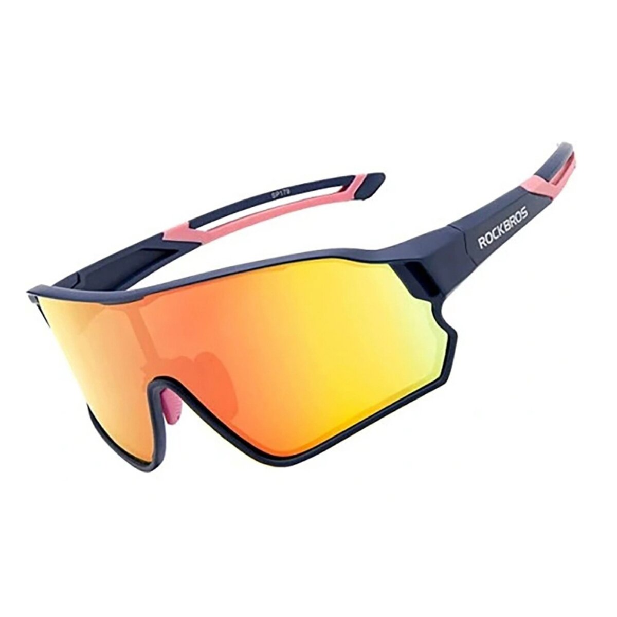 Rockbros 10134PL Polarisierte Fahrradbrille - Blau und Pink - Bild 1