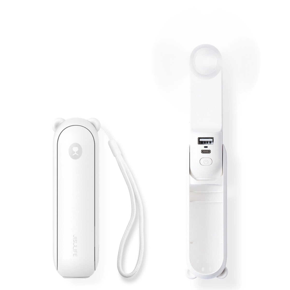 Tragbarer USB-Ventilator mit Powerbank-Funktion 4500 mAh und - Bild 1
