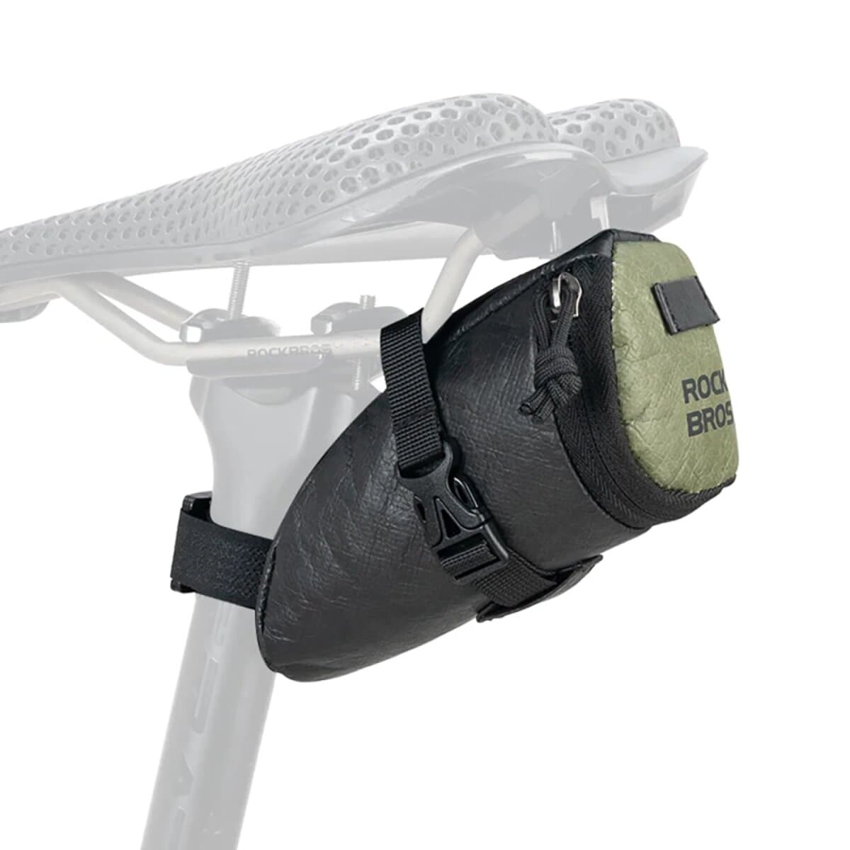 Rockbros Fahrrad Satteltasche 0,2L wasserdicht kompakt Klettverschluss - Bild 1