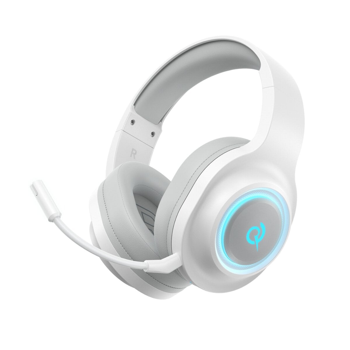 QCY Heroad V200 Gaming Headset 7.1 RGB Bluetooth 240h Akku Wei&szlig; - Bild 1