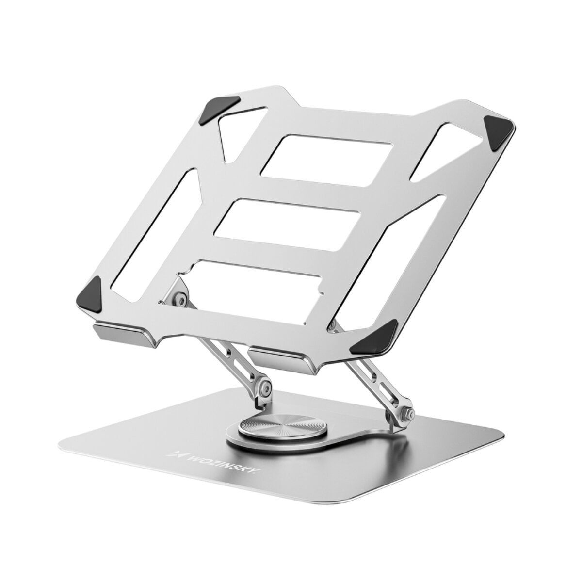 Wozinsky HardStand 360&deg; Laptopst&auml;nder Tablet Halter 16 Zoll Silber - Bild 1