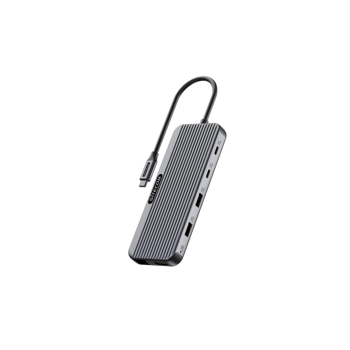 Sitecom 8 in 1 USB C Multiport Adapter Pro mit 2x HDMI und 100W PD