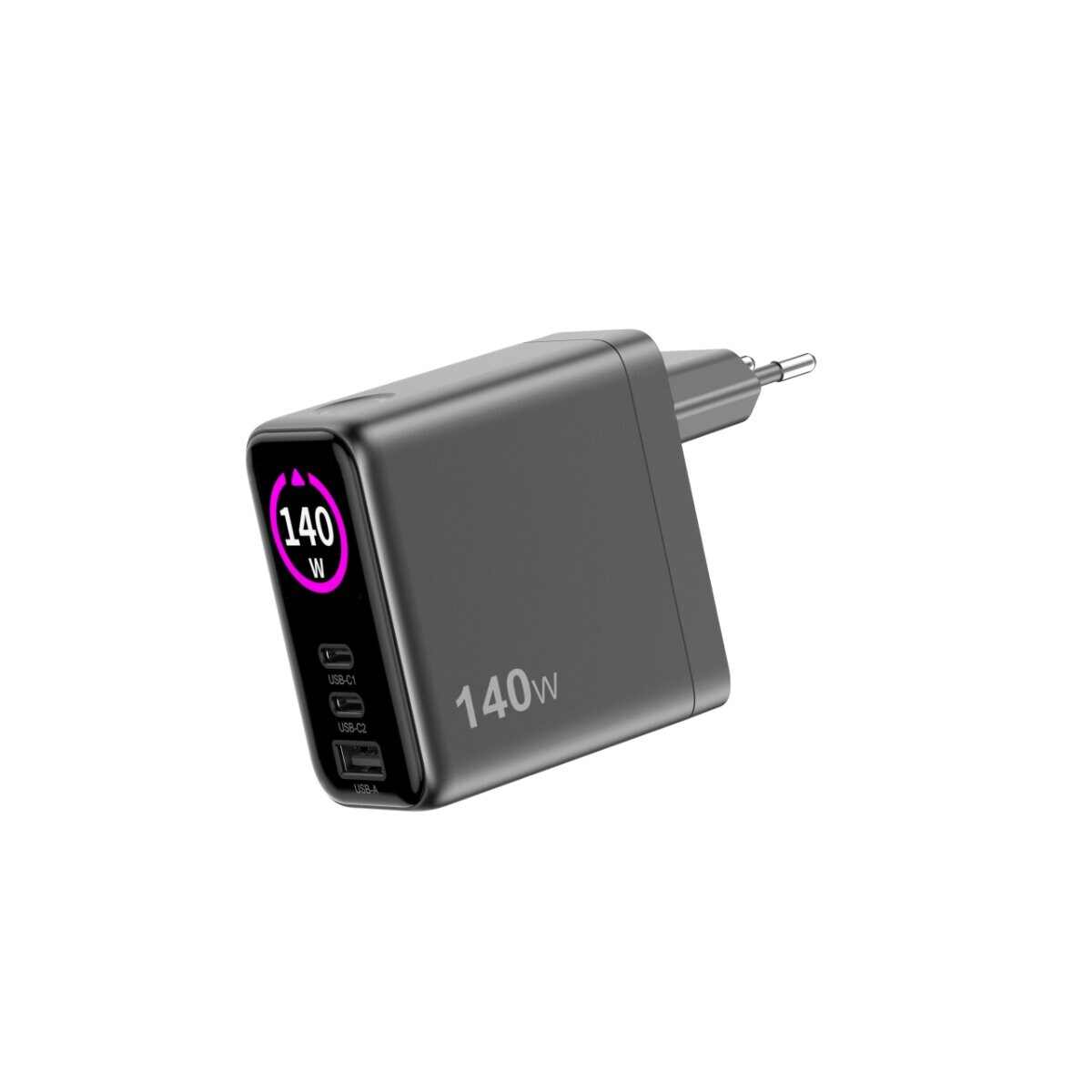 Sitecom 140W GaN Ladegerät mit 2x USB C 1x USB mit LED Display