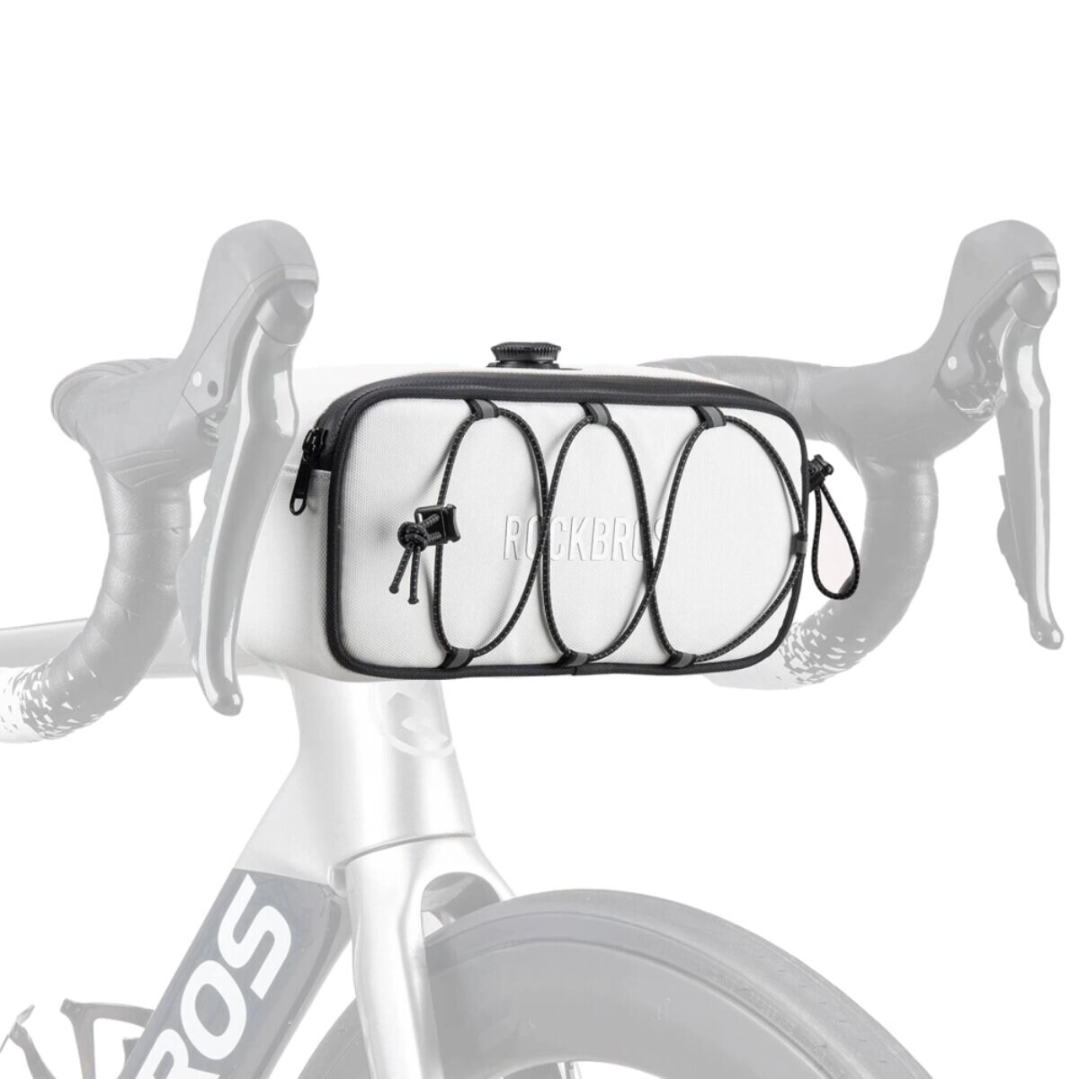 Rockbros TL001 ROAD TO SKY Lenkertasche 1,9L wasserdicht Weiß