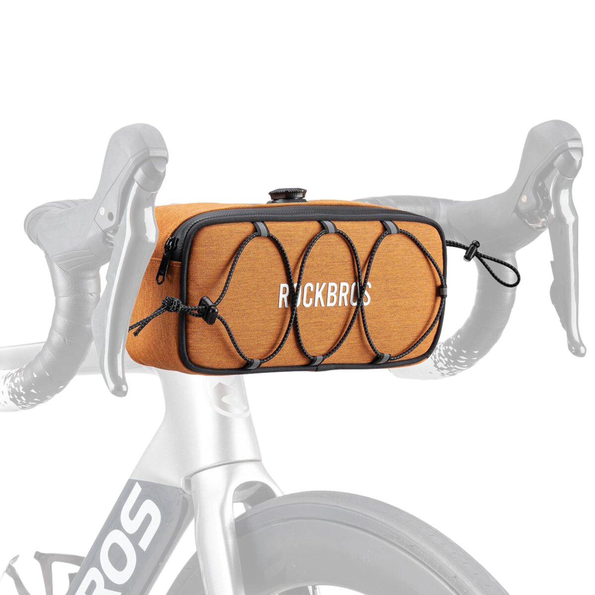 Rockbros TL001 ROAD TO SKY Lenkertasche 1,9L wasserdicht Orange - Bild 1