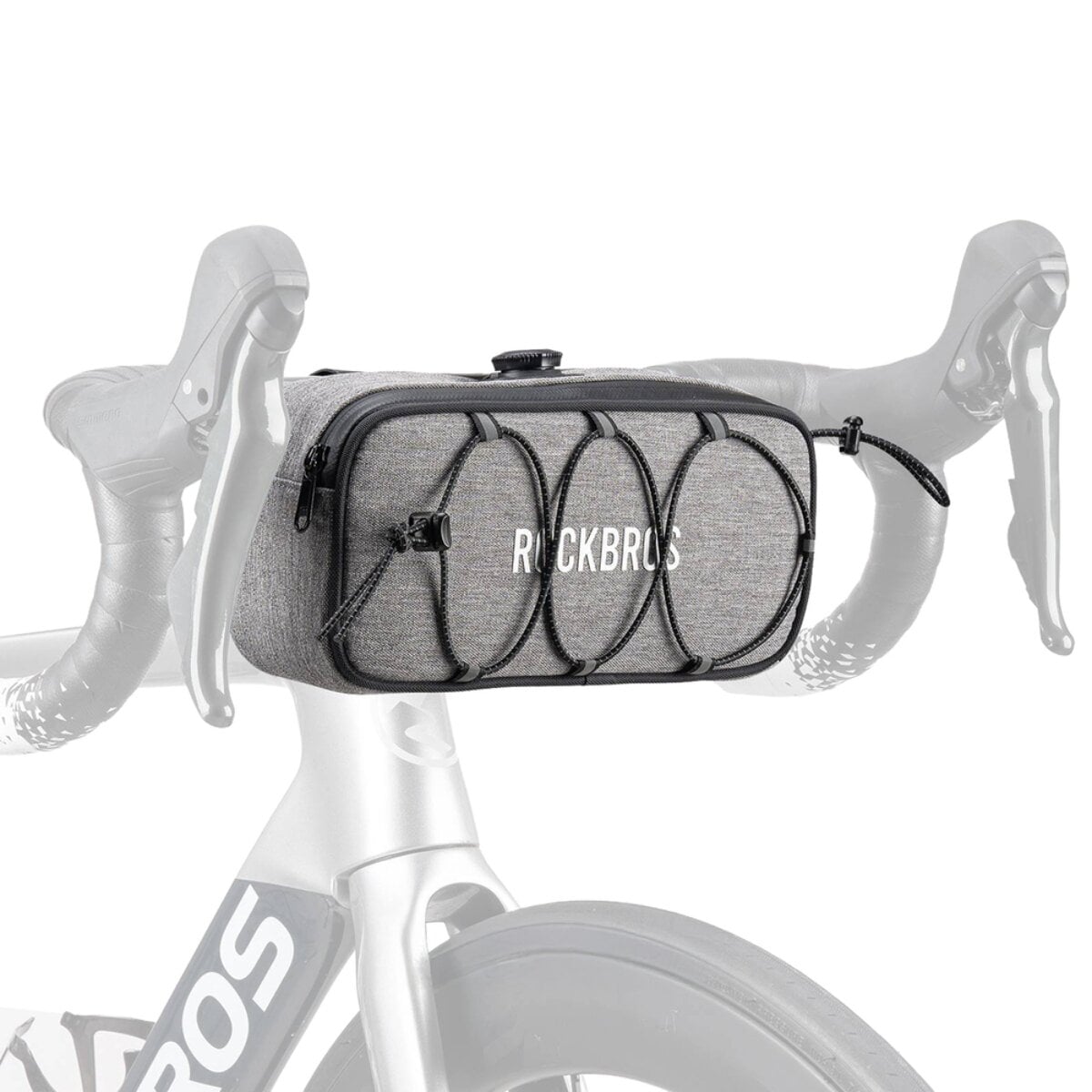 Rockbros TL001 ROAD TO SKY Lenkertasche 1,9L wasserdicht Grau - Bild 1