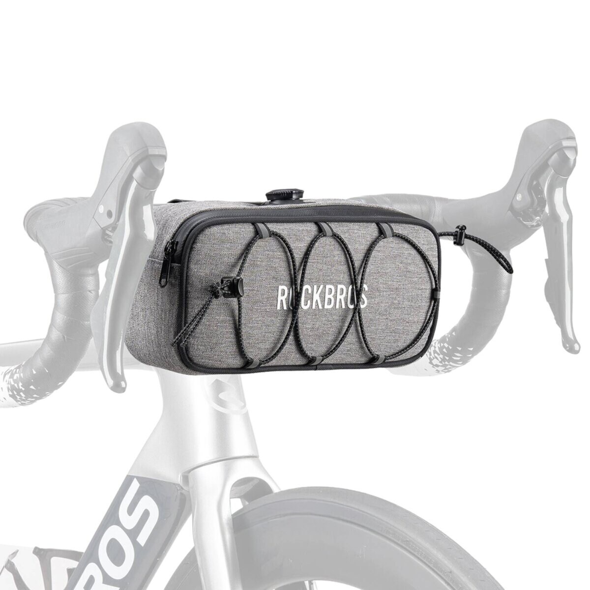 Rockbros TL001 ROAD TO SKY Lenkertasche 1,9L wasserdicht Grau