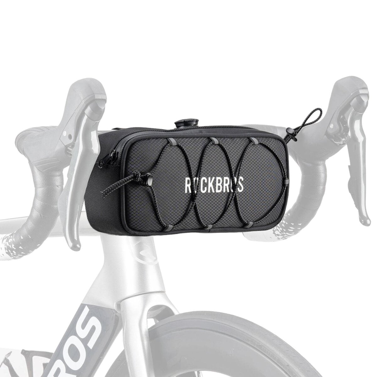 Rockbros TL001 ROAD TO SKY Lenkertasche 1,9L wasserdicht Schwarz - Bild 1