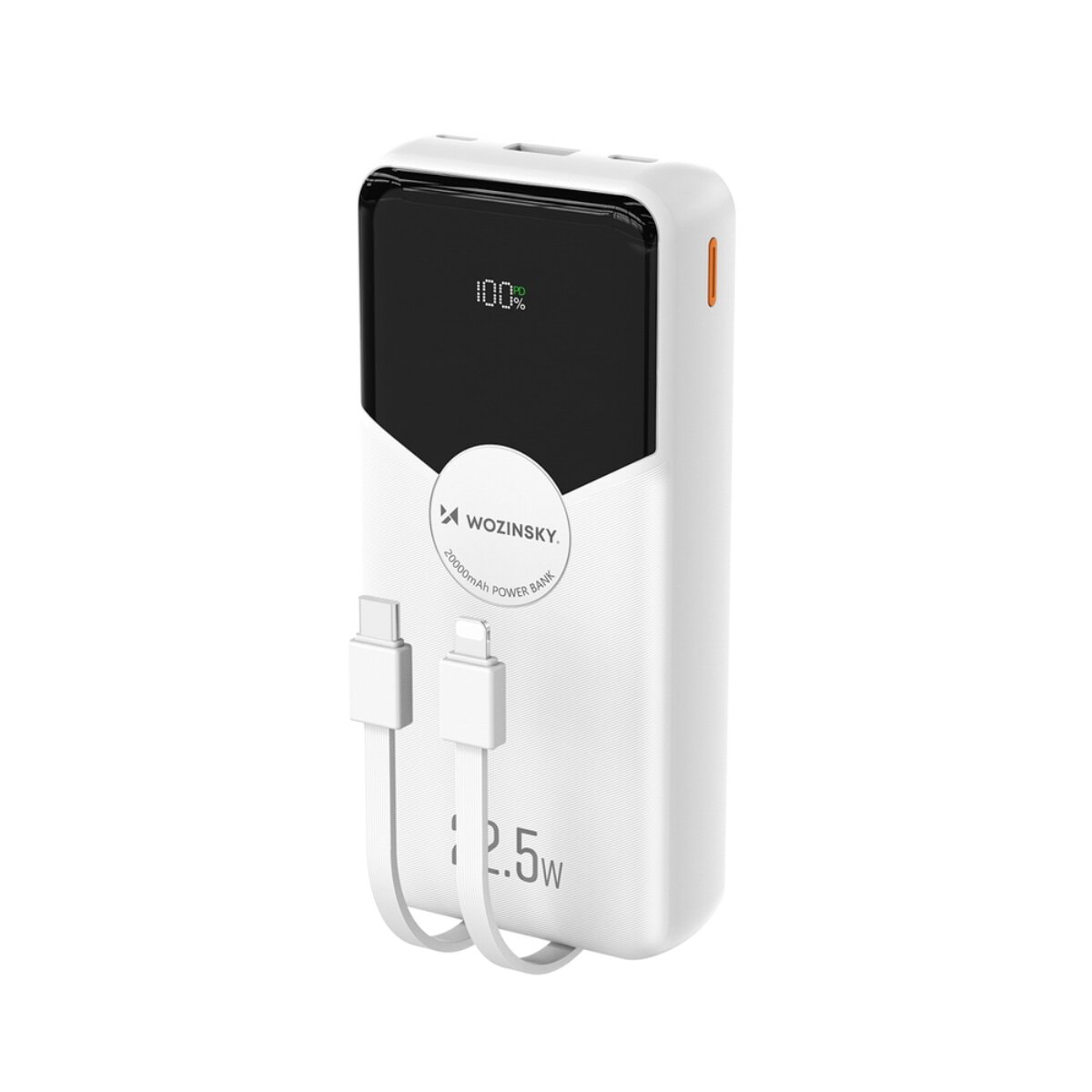 Wozinsky WFC-15W Powerbank 20000 mAh 22,5W PD20W Wei&szlig; - Bild 1