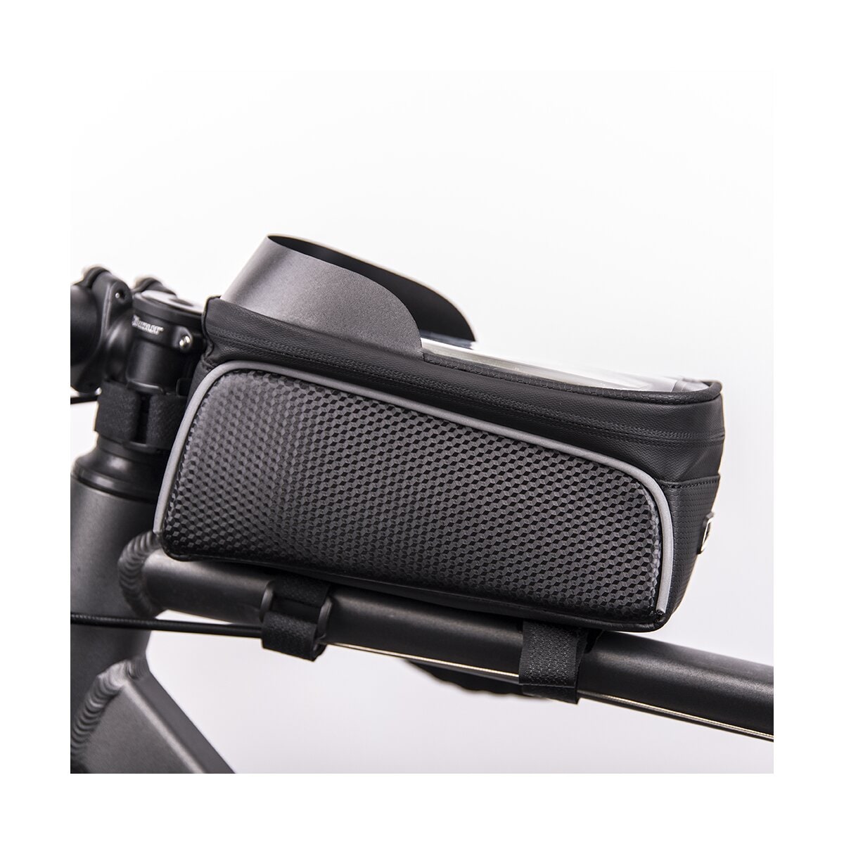 Fahrradtasche mit gesch&uuml;tztem Smartphone-Fach Touchfolie Reflektoren - Bild 1