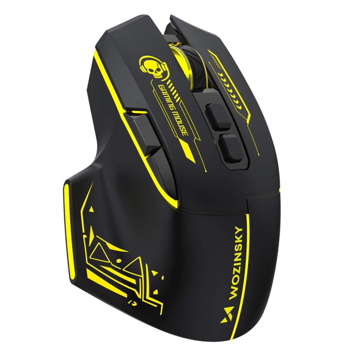Wozinsky WMGB-1181 Wireless Gaming-Maus Bluetooth 3200 DPI Schwarz - Bild 1