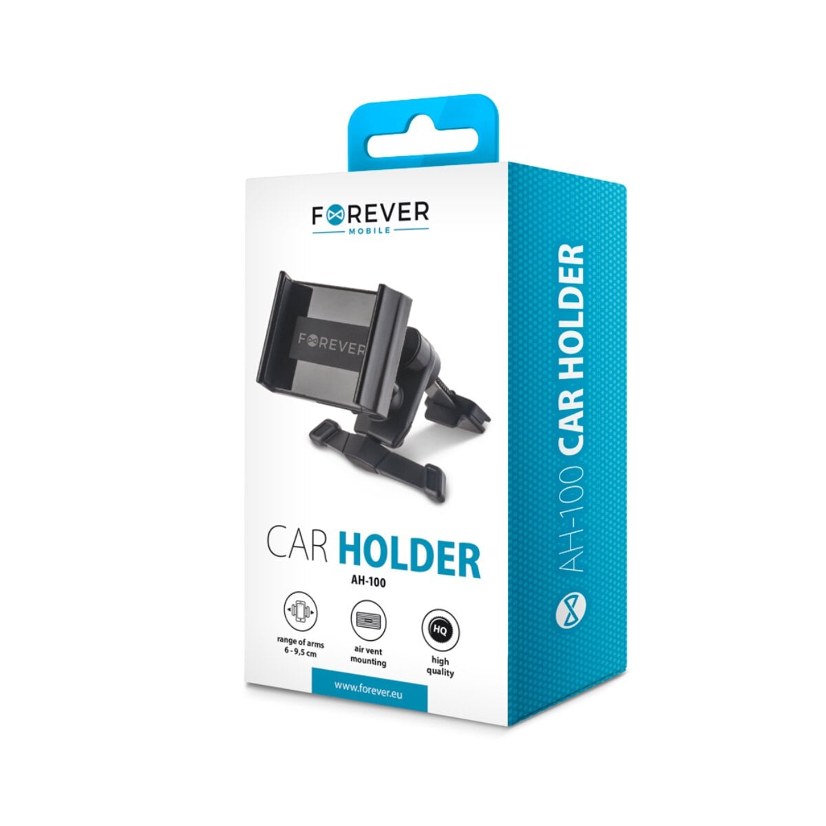 Forever Moto Line Auto-Handyhalterung Schwarz f&uuml;r L&uuml;ftungsgitter - Bild 1