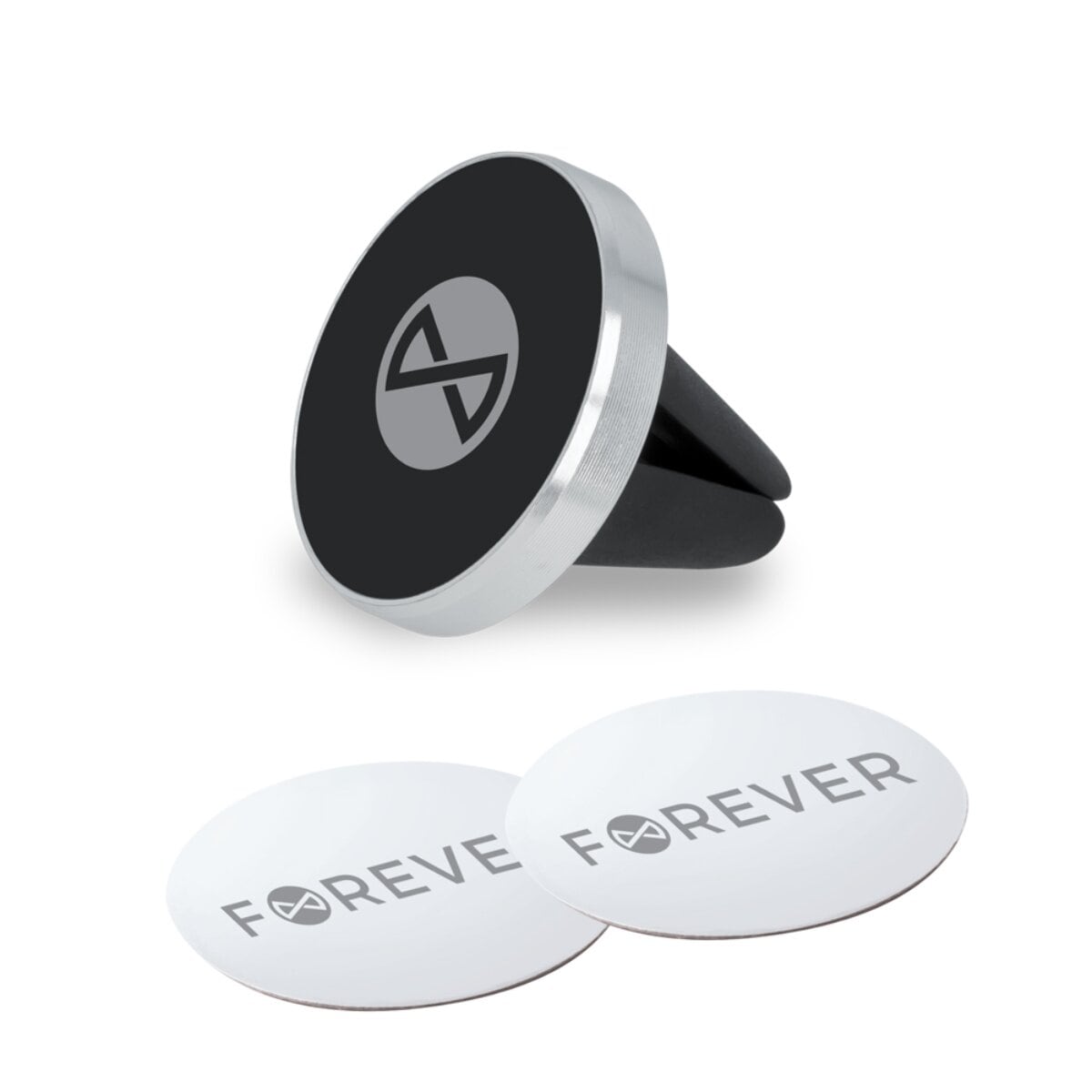 Forever Auto-Handyhalterung Schwarz magnetisch f&uuml;r L&uuml;ftungsgitter - Bild 1
