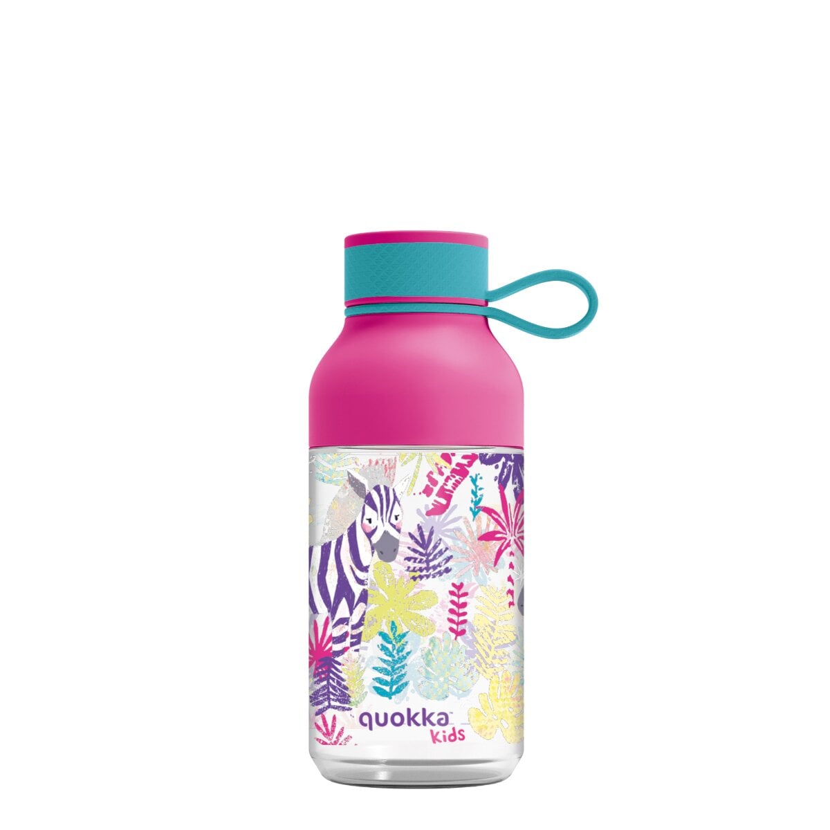 Quokka Ice Kids Trinkflasche 430 ml ZEBRAS - Bild 1
