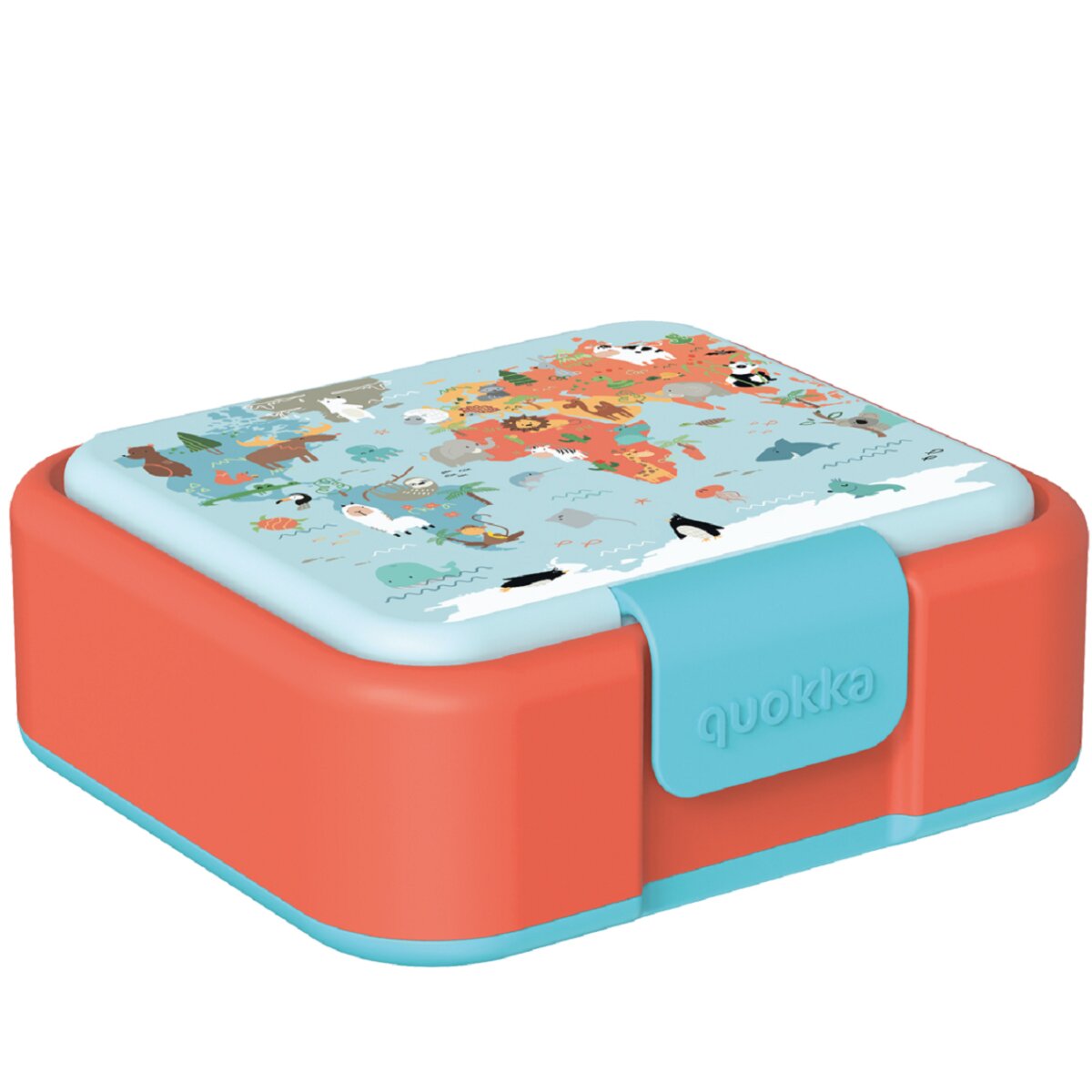 Quokka Twist Kids Brotdose Doppelwand Kinder Lunchbox 4-F&auml;cher - Bild 1