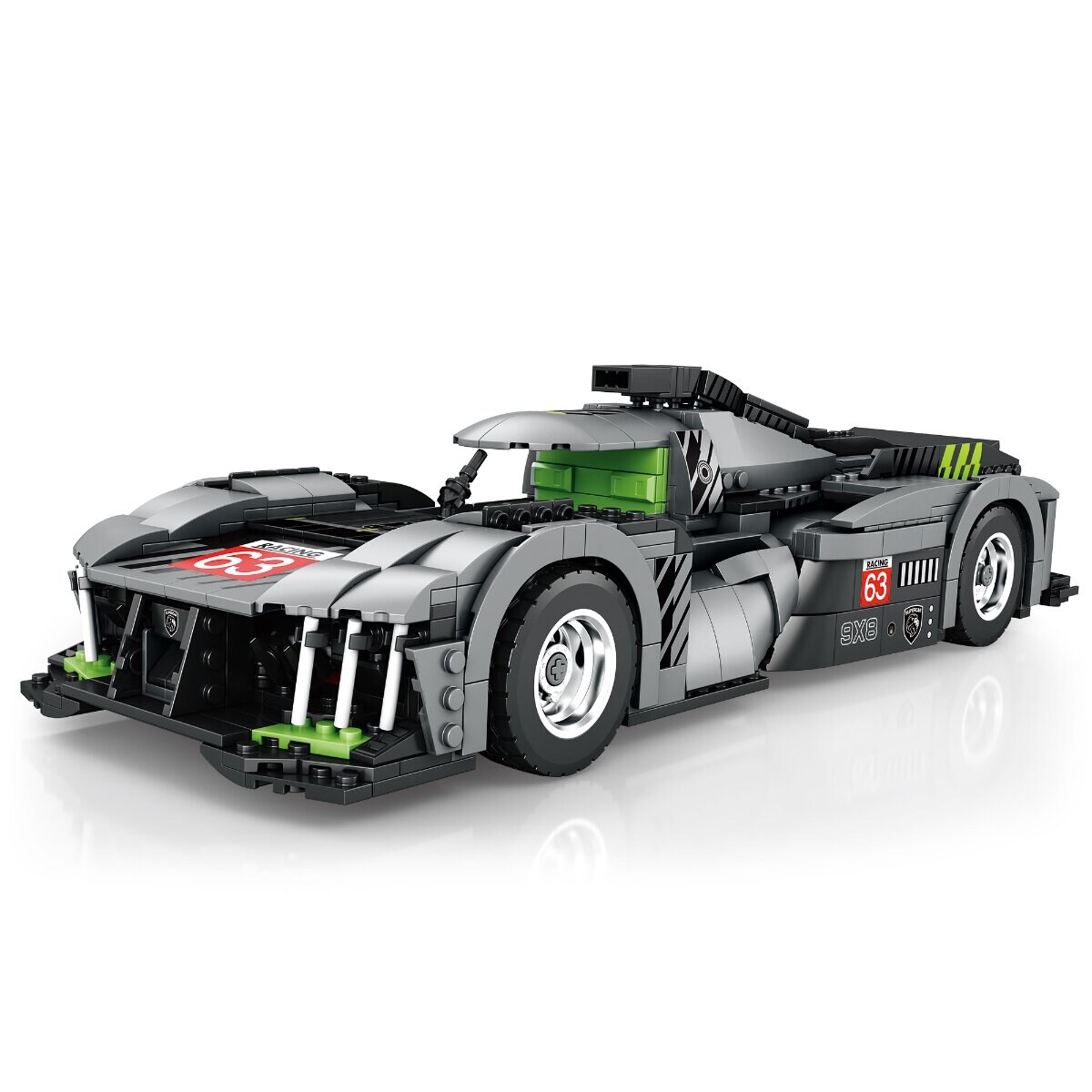 Reobrix 11031 Rennwagen 1:12 Klemmbaustein 1338 Teile ab 14