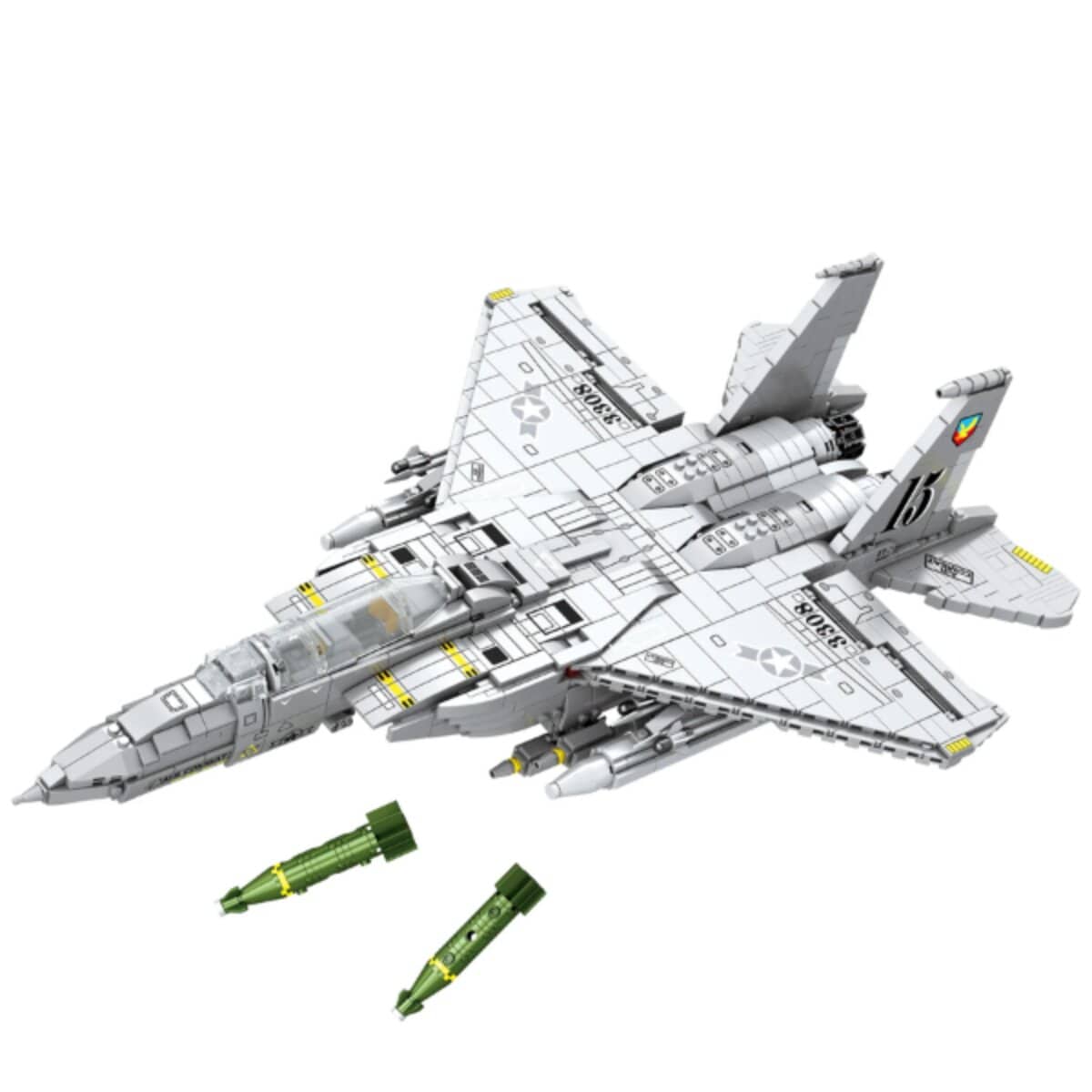 Reobrix 33034 F-15E Jet Klemmbaustein Flugzeug 2216 Teile ab 14 - Bild 1