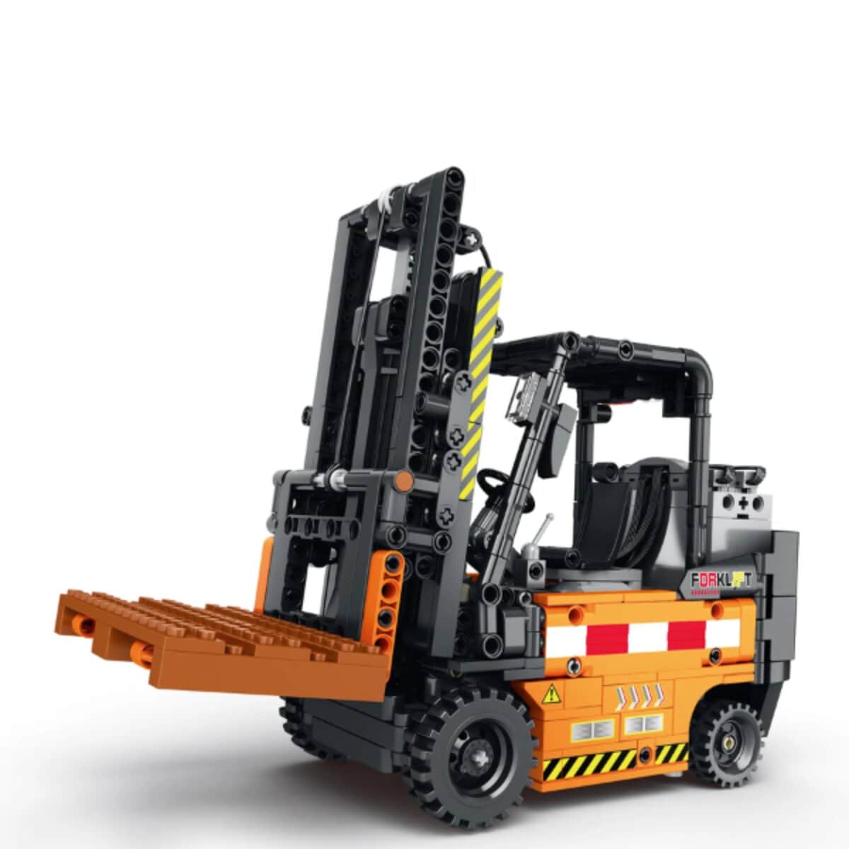 Reobrix 22002 Gabelstapler Klemmbaustein Modell RC Fahrzeug 722 Teile ab 14 - Bild 1