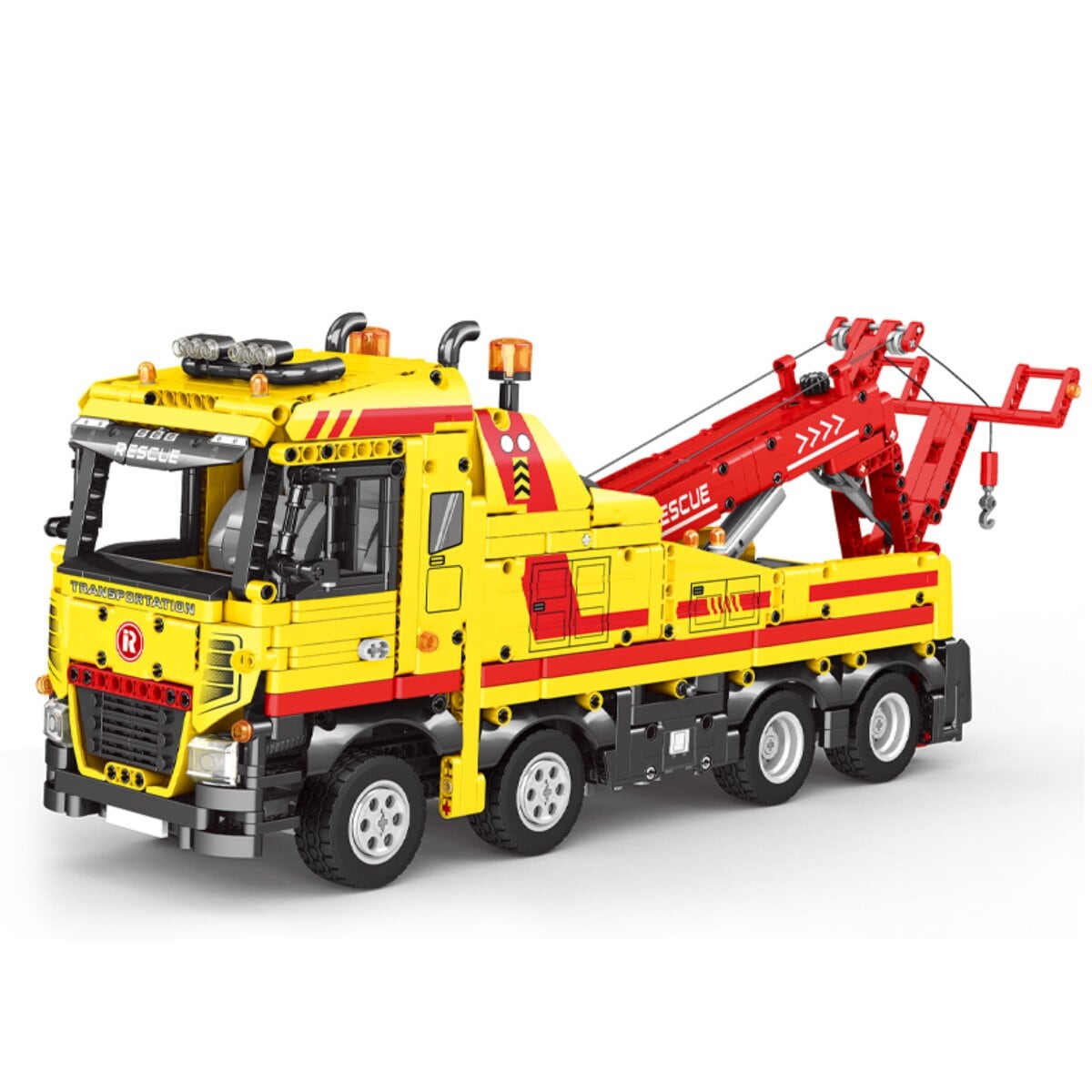 Reobrix 22012 Abschleppwagen Klemmbaustein RC LKW Modell 1910 Teile ab 14 - Bild 1