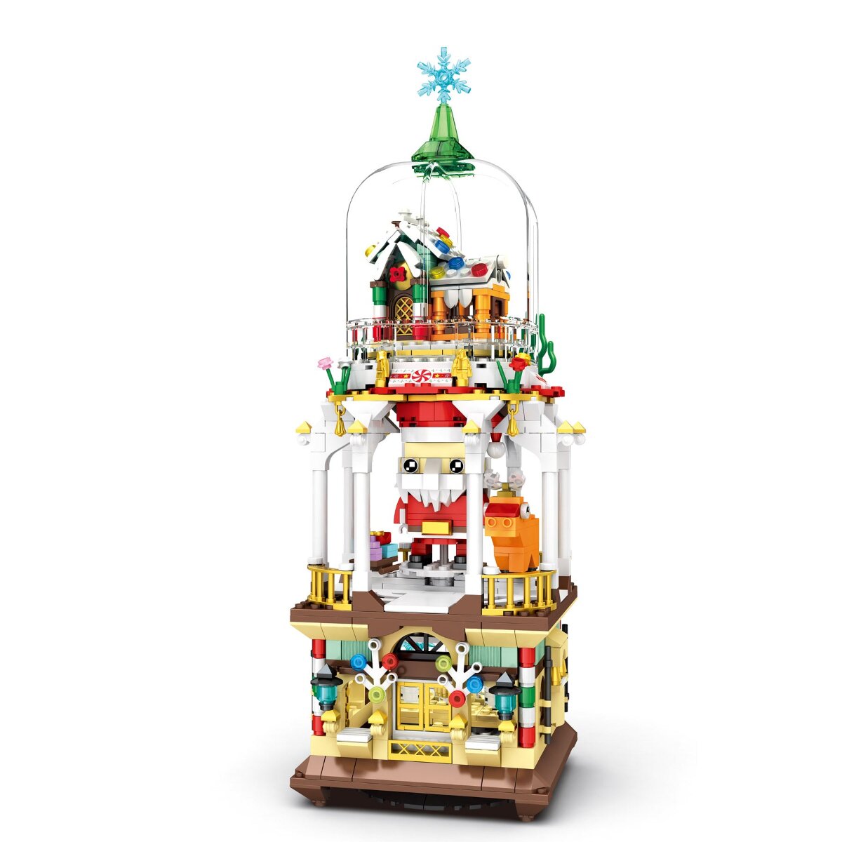 Reobrix 66004 Christmas Fantasies Weihnachtsdorf Klemmbaustein 843 Teile ab 14 - Bild 1