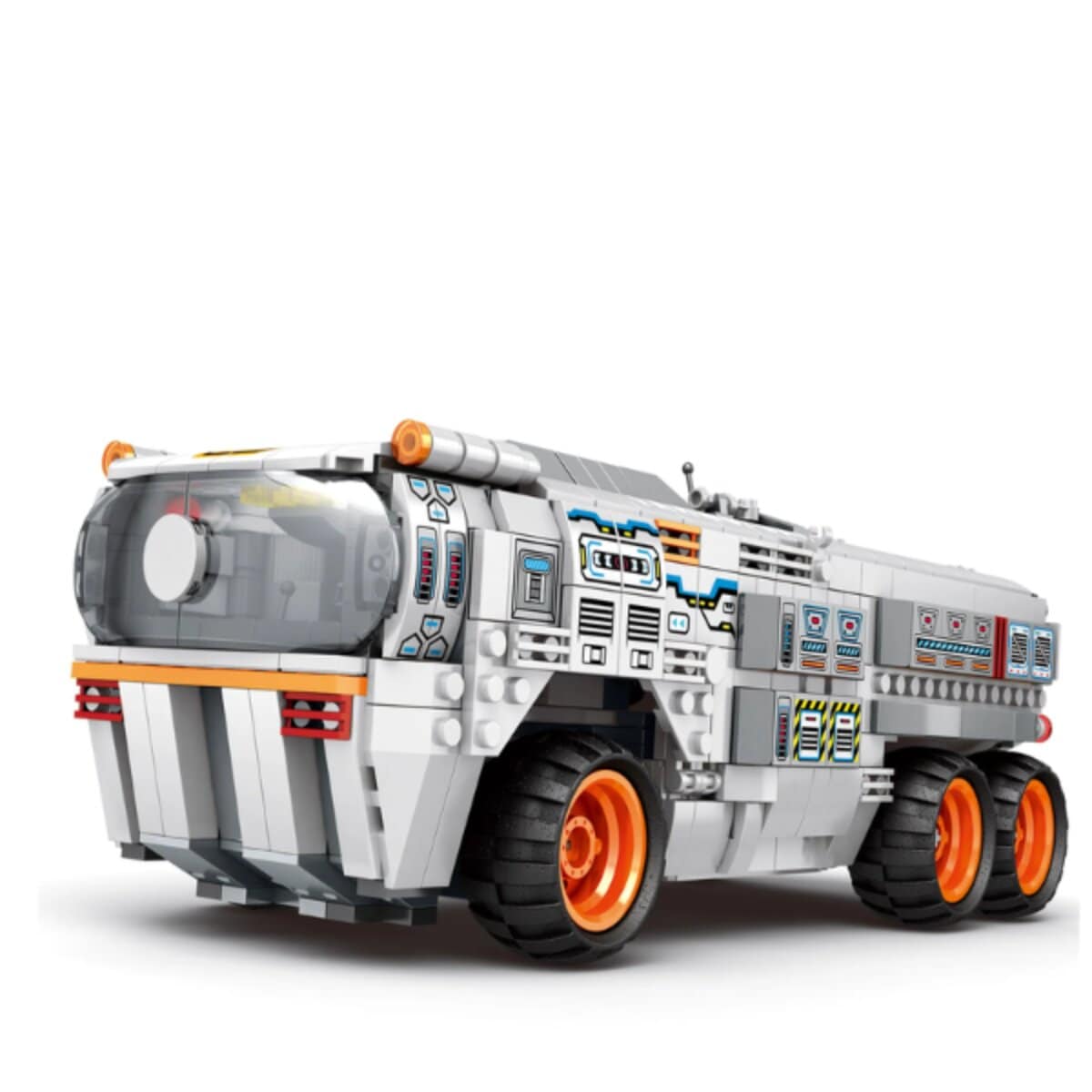 Reobrix 99004 Transportfahrzeug Klemmbaustein RC Fahrzeug 1298 Teile ab 14 - Bild 1