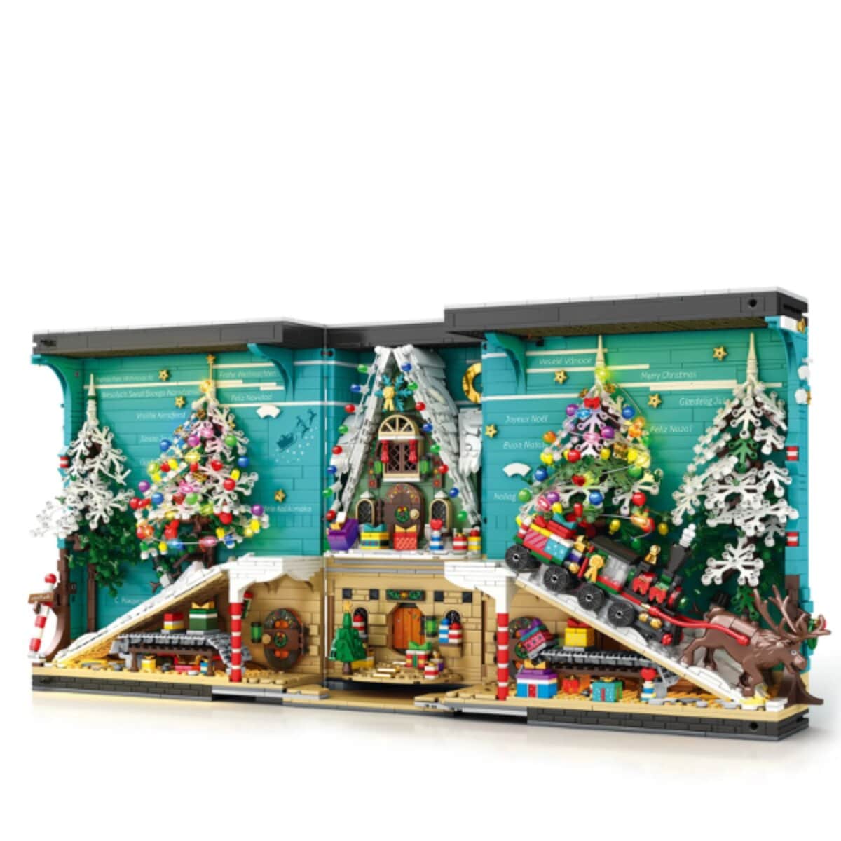 Reobrix 66033 Weihnachtsbuch Klemmbaustein Displaymodell 3260 Teile ab 14 - Bild 1