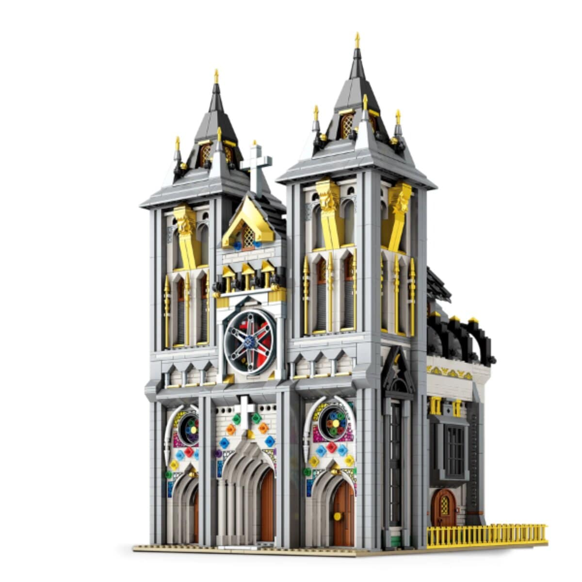 Reobrix 66027 Mittelalterliche Kirche Klemmbaustein Geb&auml;ude 3468 Teile ab 14 - Bild 1