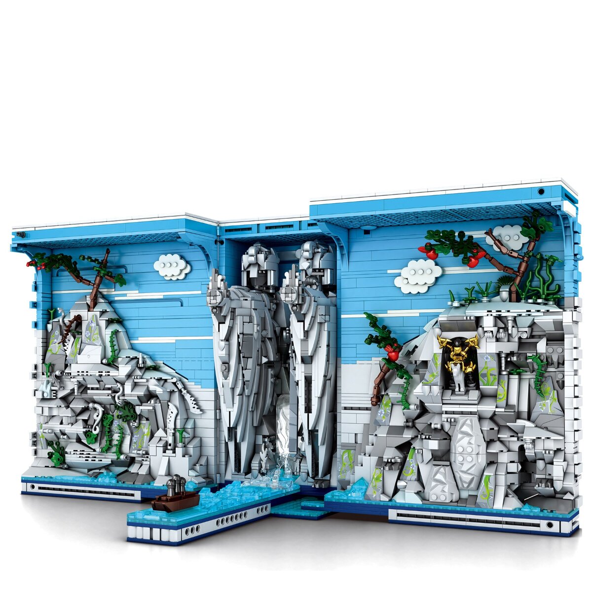 Reobrix 66039 Faltbares Klemmbaustein Diorama 3307 Teile ab 14 - Bild 1