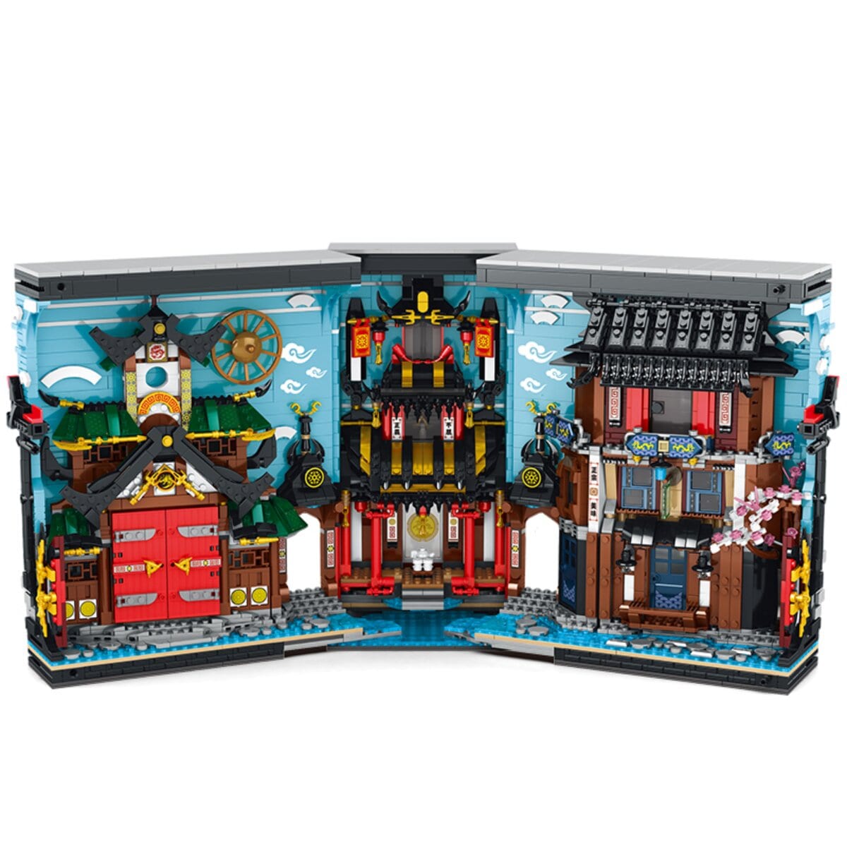 Reobrix 66029 Ninja Buch Klemmbaustein Set 3086 Teile ab 14 - Bild 1