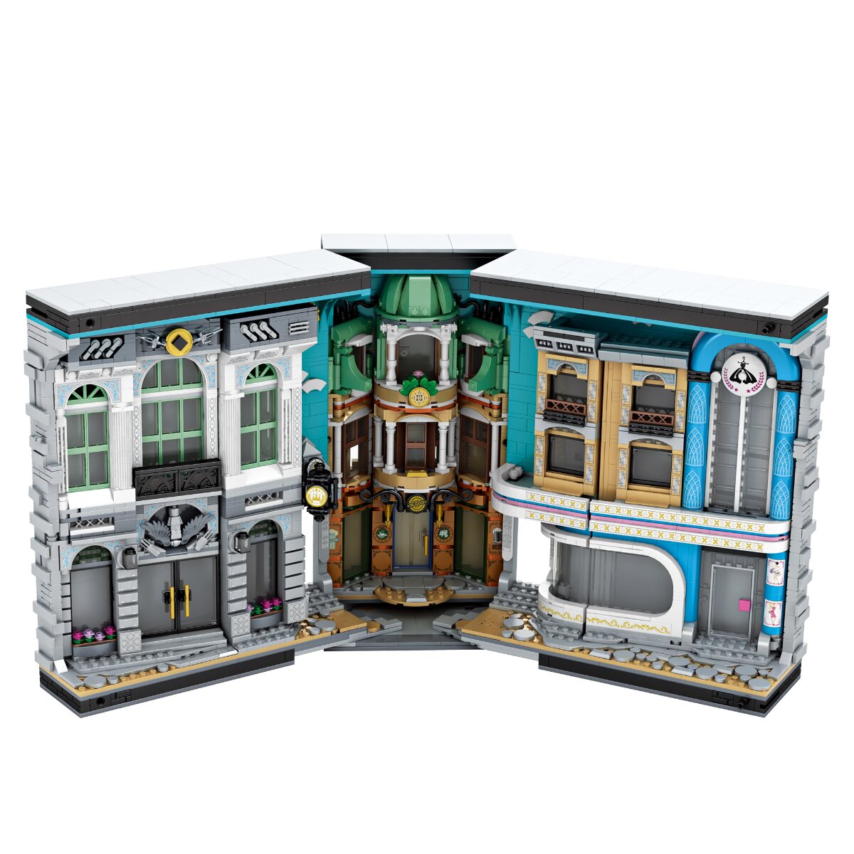 Reobrix 66032 Architektur Buch Klemmbaustein Set 3108 Teile ab 14 - Bild 1