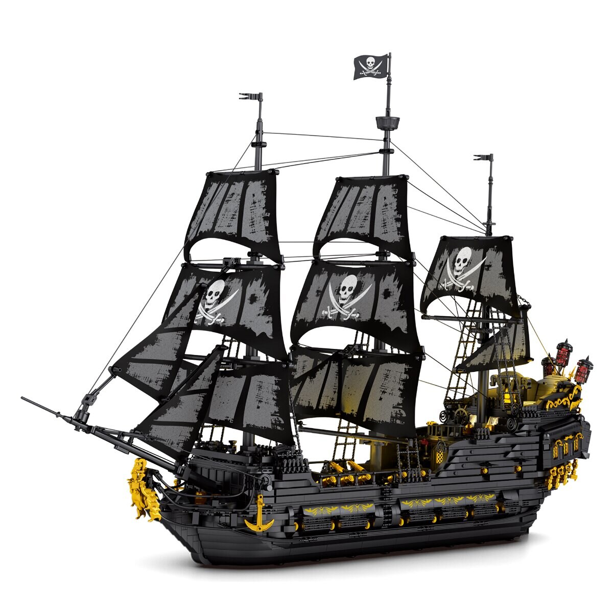 Reobrix 66036A1 Piratenschiff Klemmbaustein Set 4708 Teile ab 14