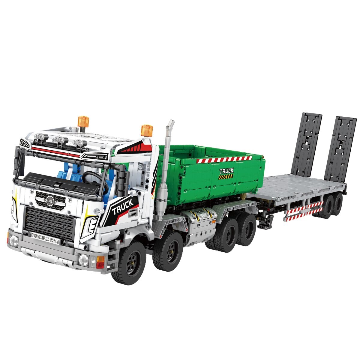 Reobrix 22021 LKW mit Tieflader RC Klemmbaustein 2950 Teile ab 14