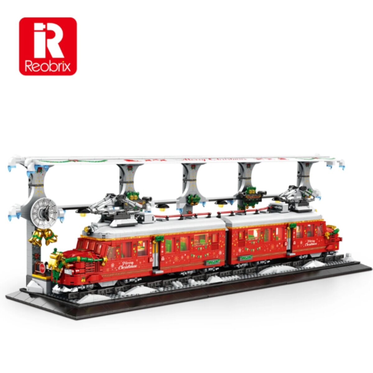 Reobrix Christmas Train 66034 Klemmbaustein Zug 2822 Teile