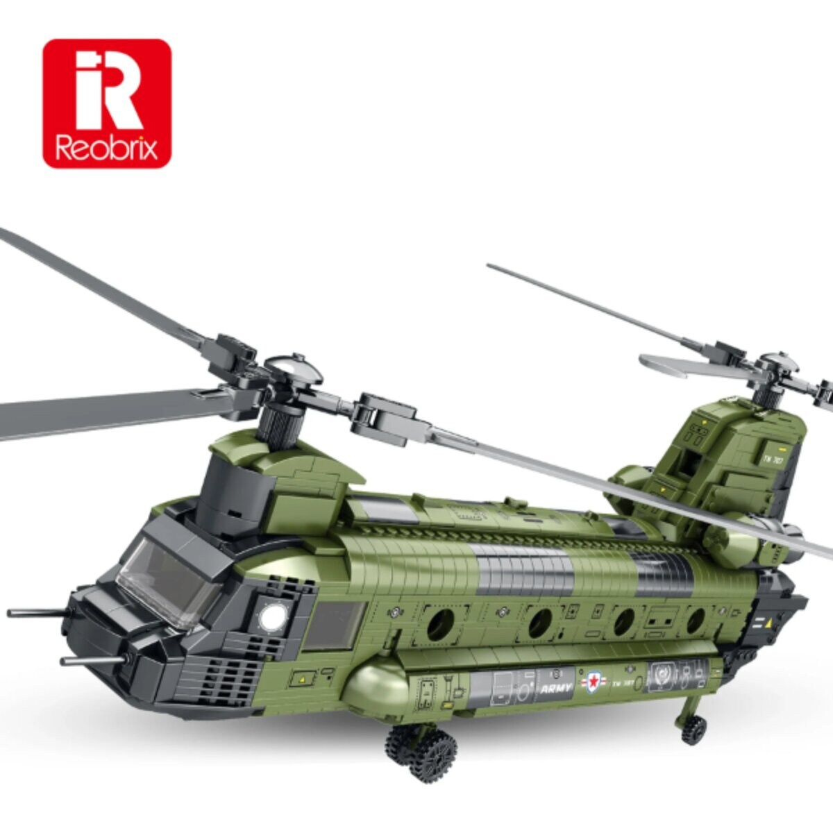 Reobrix 33031 CH-47 Transporthubschrauber Klemmbaustein 1458 Teile ab 14